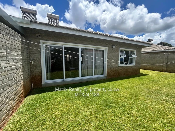 2 Bedroom Townhouse for Sale in Greendale, Harare